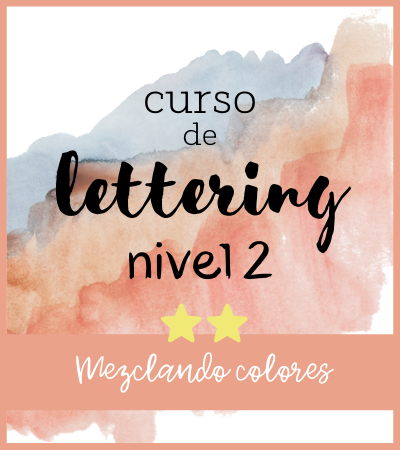 curso lettering online para niños y niña iniciación principiantes nivel 2