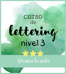 curso lettering online niños y niñas nivel 3