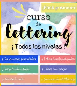 curso de lettering para niños paso a paso