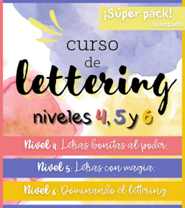 curso de lettering para niños pack avanzado