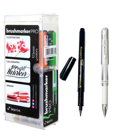 Pack rotuladores lettering FEB 23 Tombow ABT 373, 443, 993 y fudenosuke  WS-BH