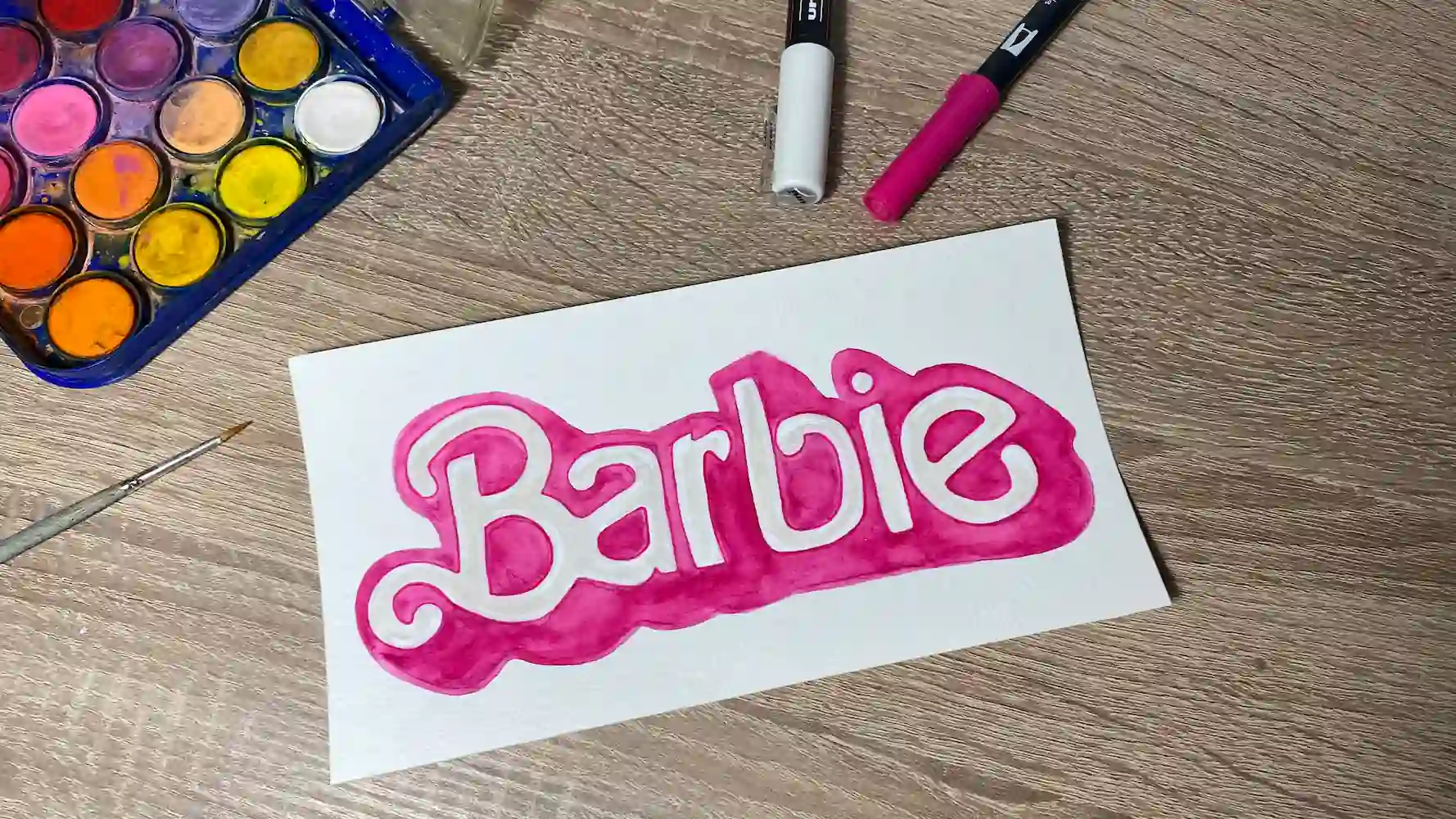 Barbie lettering