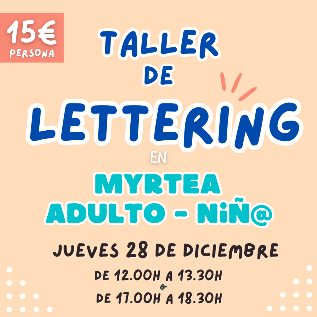 Talleres de lettering en Murcia