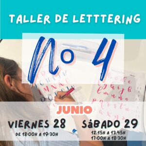TALLER LETTERING MADRID JUNIO