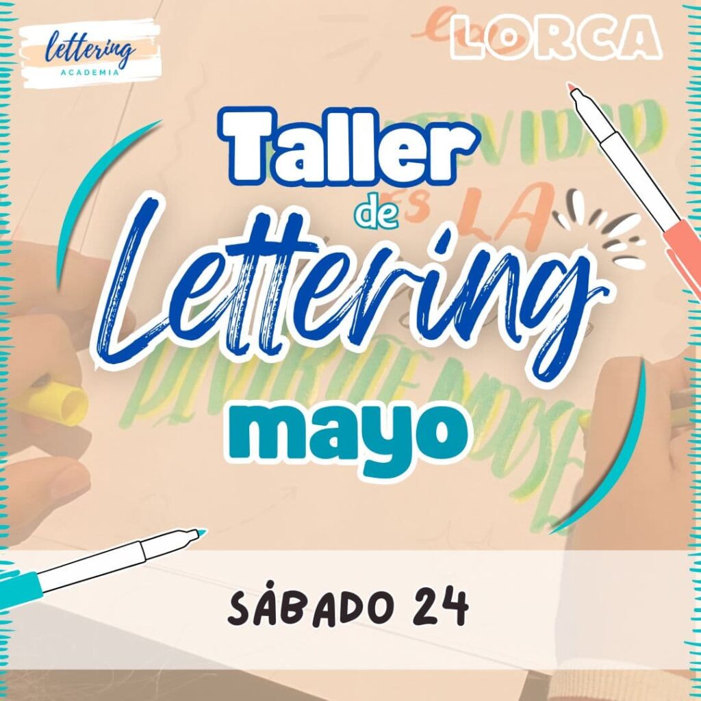 Taller lettering Lorca mayo