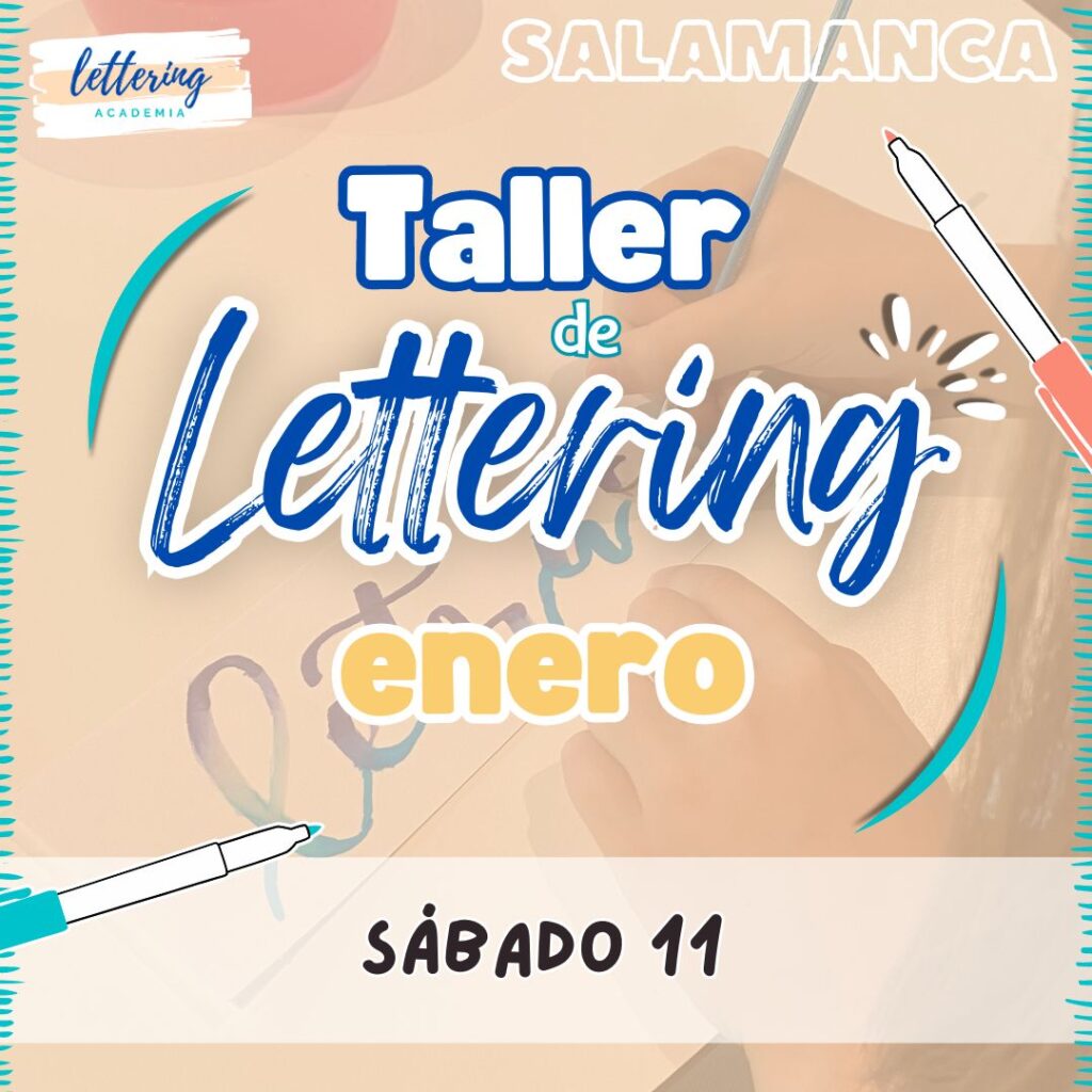 Taller de letttering Salamanca enero