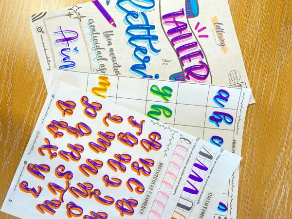 plantillas lettering marzo