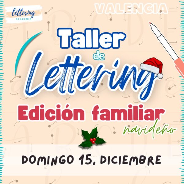 taller de lettering familiar valencia