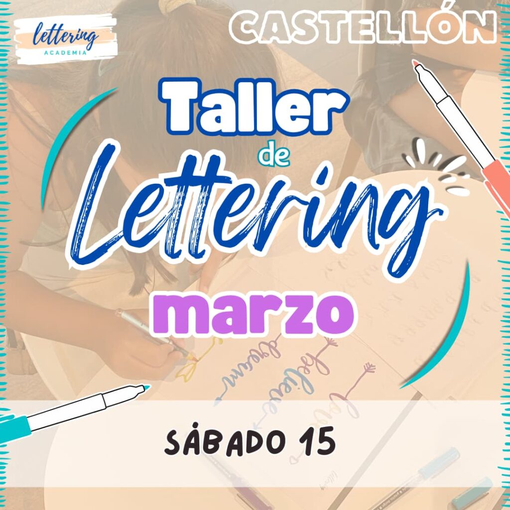 taller de lettering castellon marzo